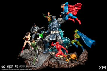 Preview: XM Studios JLA vs Darkseid
