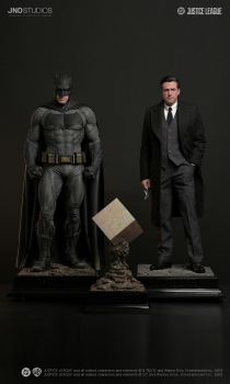 Preview: JND Studios Batman & Bruce Wayne of Justice League 1/3 Statue