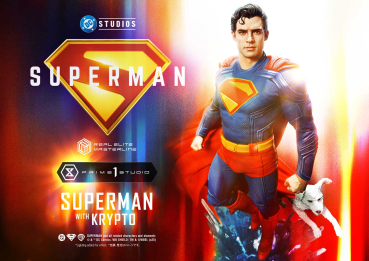 Prime 1 Studio Superman 2025 - Superman with Krypto (Bonus Version) 1/3 Statue