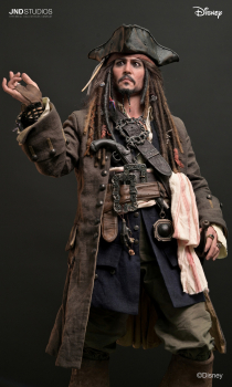 JND Studios Jack Sparrow of the Pirates of the Caribbean 1/3 Statue