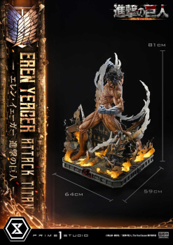 Prime 1 Studio Attack on Titan - Eren Yeager Attack Titan Statue