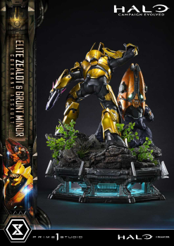 Prime 1 Studio Halo: Campaign Evolved - Elite Zealot & Grunt Minor 1/4 Statue