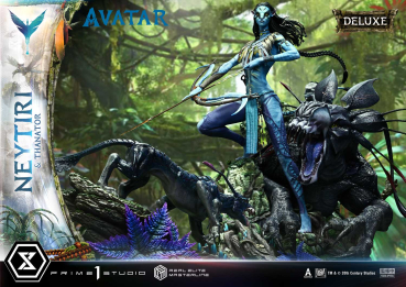 Prime 1 Studio Avatar (Movie) - Neytiri & Thanator (Deluxe Version) 1/4 Statue