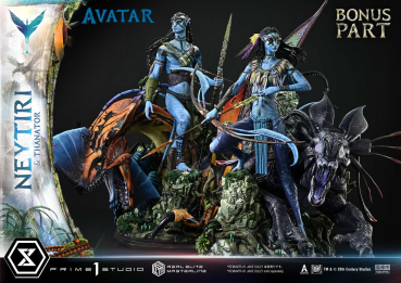 Prime 1 Studio Avatar (Movie) - Neytiri & Thanator (Deluxe Bonus Version) 1/4 Statue