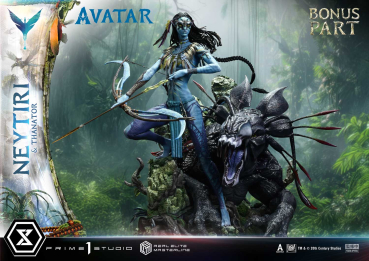 Prime 1 Studio Avatar (Movie) - Neytiri & Thanator (Deluxe Bonus Version) 1/4 Statue