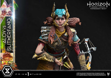 Prime 1 Studio Horizon Forbidden West - Aloy vs. The Slitherfang Statue