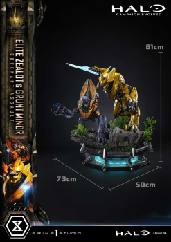 Prime 1 Studio Halo: Campaign Evolved - Elite Zealot & Grunt Minor 1/4 Statue