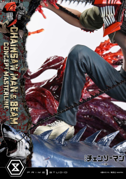 Prime 1 Studio Chainsaw Man – The Movie: Reze Arc CHAINSAW MAN & BEAM 1/6 Statue