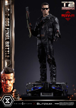 Prime 1 Studio Terminator 2: Judgment Day T-800 Final Battle (DX-Bonus Version) 1/3 Statue