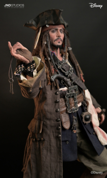 JND Studios Jack Sparrow of the Pirates of the Caribbean 1/3 Statue