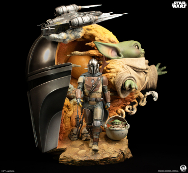 Preview: Premium Collectibles Studio The Mandalorian - Fine Art Bust