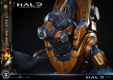 Prime 1 Studio Halo: Campaign Evolved - Elite Zealot & Grunt Minor 1/4 Statue