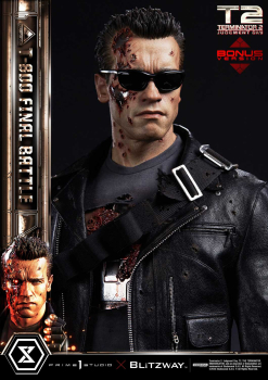 Prime 1 Studio Terminator 2: Judgment Day T-800 Final Battle (DX-Bonus Version) 1/3 Statue