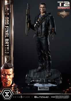 Prime 1 Studio Terminator 2: Judgment Day T-800 Final Battle (DX-Bonus Version) 1/3 Statue