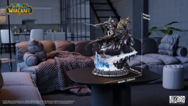 HEX Collectibles World of Warcraft - The Lich King & Invincible Statue