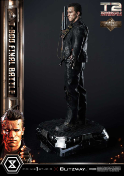 Prime 1 Studio Terminator 2: Judgment Day T-800 Final Battle (DX-Bonus Version) 1/3 Statue