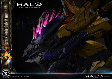 Prime 1 Studio Halo: Campaign Evolved - Elite Zealot & Grunt Minor 1/4 Statue