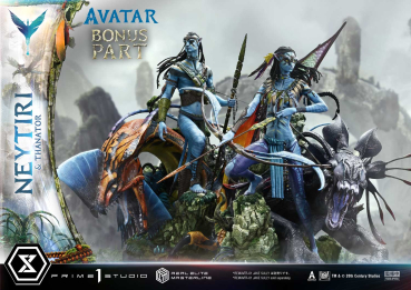 Prime 1 Studio Avatar (Movie) - Neytiri & Thanator (Deluxe Bonus Version) 1/4 Statue