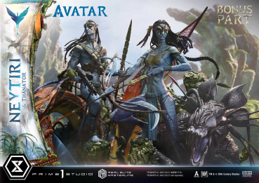 Prime 1 Studio Avatar (Movie) - Neytiri & Thanator (Deluxe Bonus Version) 1/4 Statue