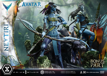 Prime 1 Studio Avatar (Movie) - Neytiri & Thanator (Deluxe Bonus Version) 1/4 Statue