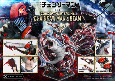Preview: Prime 1 Studio Chainsaw Man – The Movie: Reze Arc CHAINSAW MAN & BEAM 1/6 Statue