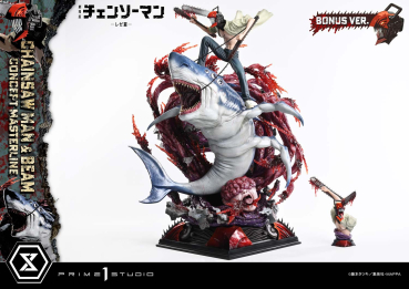 Prime 1 Studio Chainsaw Man – The Movie: Reze Arc CHAINSAW MAN & BEAM (Bonus Version) 1/6 Statue