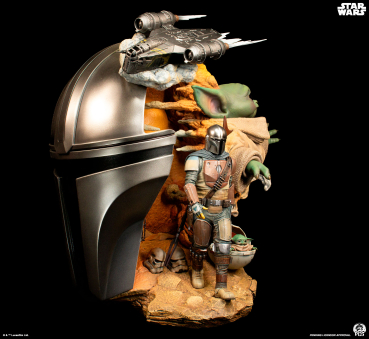 Preview: Premium Collectibles Studio The Mandalorian - Fine Art Bust
