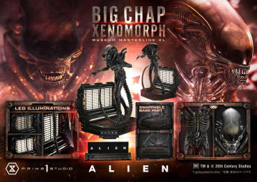 Preview: Prime 1 Studio Alien (Movie): Big Chap Xenomorph - Giger Head 1/3 Statue