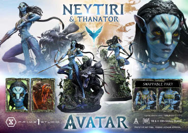 Preview: Prime 1 Studio Avatar (Movie) - Neytiri & Thanator 1/4 Statue
