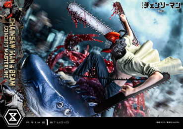 Prime 1 Studio Chainsaw Man – The Movie: Reze Arc CHAINSAW MAN & BEAM 1/6 Statue