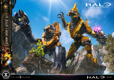Prime 1 Studio Halo: Campaign Evolved - Elite Zealot & Grunt Minor 1/4 Statue
