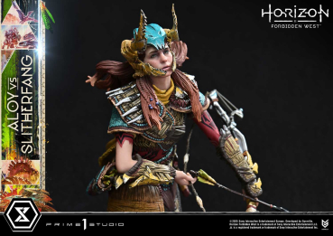 Prime 1 Studio Horizon Forbidden West - Aloy vs. The Slitherfang Statue