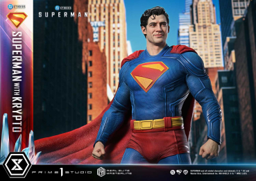 Prime 1 Studio Superman 2025 - Superman with Krypto (Bonus Version) 1/3 Statue