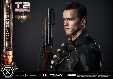 Prime 1 Studio Terminator 2: Judgment Day T-800 Final Battle (DX-Bonus Version) 1/3 Statue