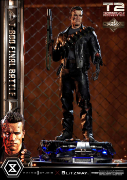 Prime 1 Studio Terminator 2: Judgment Day T-800 Final Battle (DX-Bonus Version) 1/3 Statue