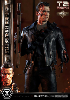 Prime 1 Studio Terminator 2: Judgment Day T-800 Final Battle (DX-Bonus Version) 1/3 Statue