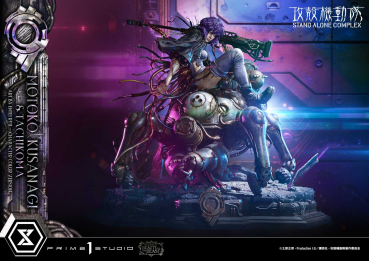 Preview: Prime 1 Studio Ghost in the Shell Stand Alone Complex - Motoko Kusanagi & Tachikoma (Colour Version) 1/4 Statue