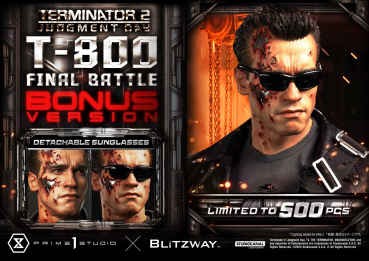 Prime 1 Studio Terminator 2: Judgment Day T-800 Final Battle (DX-Bonus Version) 1/3 Statue