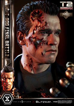 Prime 1 Studio Terminator 2: Judgment Day T-800 Final Battle (DX-Bonus Version) 1/3 Statue