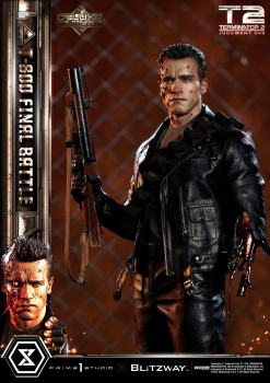 Prime 1 Studio Terminator 2: Judgment Day T-800 Final Battle (DX-Bonus Version) 1/3 Statue