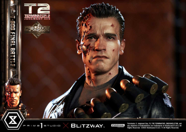 Prime 1 Studio Terminator 2: Judgment Day T-800 Final Battle (DX-Bonus Version) 1/3 Statue