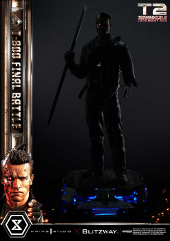 Prime 1 Studio Terminator 2: Judgment Day T-800 Final Battle (DX-Bonus Version) 1/3 Statue