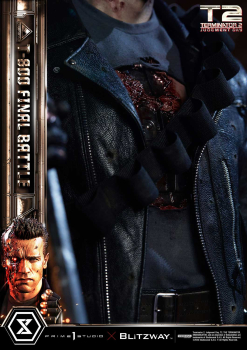 Prime 1 Studio Terminator 2: Judgment Day T-800 Final Battle (DX-Bonus Version) 1/3 Statue