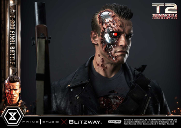Prime 1 Studio Terminator 2: Judgment Day T-800 Final Battle (DX-Bonus Version) 1/3 Statue