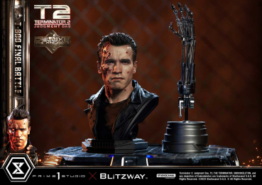 Prime 1 Studio Terminator 2: Judgment Day T-800 Final Battle (DX-Bonus Version) 1/3 Statue