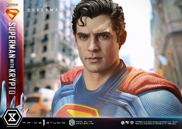 Prime 1 Studio Superman 2025 - Superman with Krypto (Bonus Version) 1/3 Statue