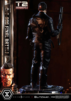 Prime 1 Studio Terminator 2: Judgment Day T-800 Final Battle (DX-Bonus Version) 1/3 Statue