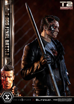 Prime 1 Studio Terminator 2: Judgment Day T-800 Final Battle (DX-Bonus Version) 1/3 Statue