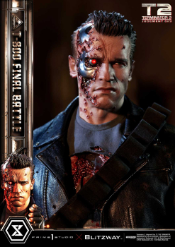 Prime 1 Studio Terminator 2: Judgment Day T-800 Final Battle (DX-Bonus Version) 1/3 Statue