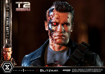 Prime 1 Studio Terminator 2: Judgment Day T-800 Final Battle (DX-Bonus Version) 1/3 Statue